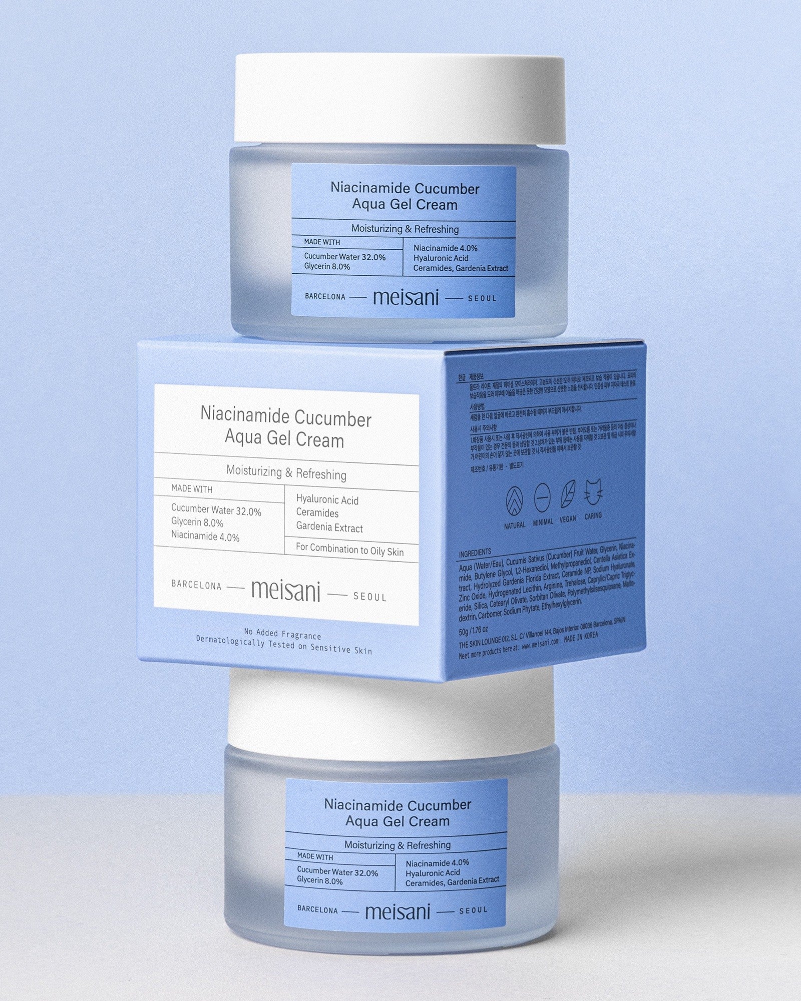 Crème-gel légère et apaisante